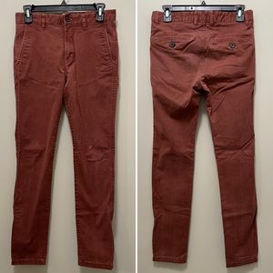 H&M Skinny Stretch - 29 - Brick Red - EUC